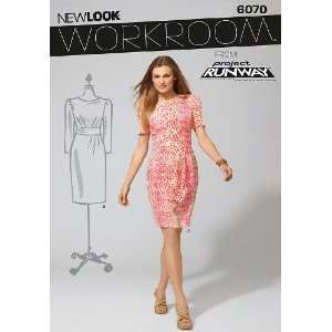  New Look Sewing Pattern 6070 Misses Dresses, Size A Arts 