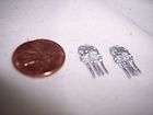 Dollhouse Miniature Unfinished 2 Spanish Hair Combs  