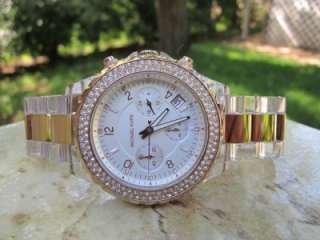   Kors Womens Madison Rose Gold Cronograph Watch MK5323 A37  