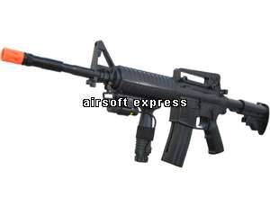New Lot 4 Airsoft Spring Guns M16 Rifle Pistol Air Soft Handgun w 