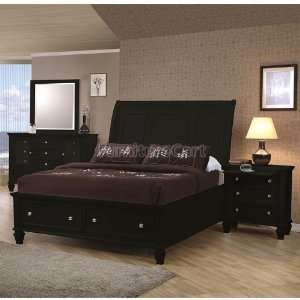  Coaster Furniture Sandy Beach Storage Bedroom Set (Black 