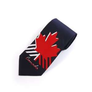    canada maple leaf tie navy necktie canadian 