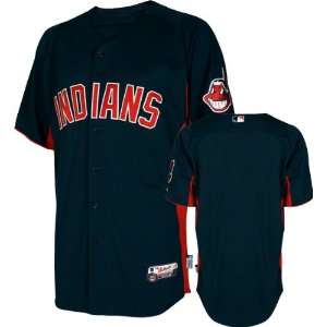 Cleveland Indians Majestic Navy/Scarlet Authentic Cool Baseâ 