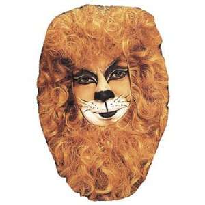  Lion Face Mask Hair Piece   Costumes & Accessories & Wigs 