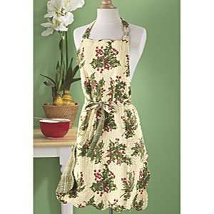  Holly Berries Reversible Apron