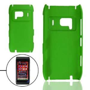  Gino Green Hard Plastic Rubberized Shell Cover for Nokia 