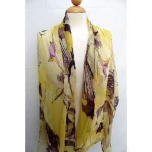 Gorgeous Flower Design Scarf,Scarves for Women ,High Fashion Italy 