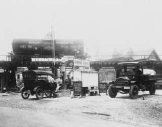 1921 photo Dome gas service station, Takoma Park,  