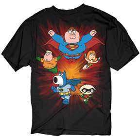 Shirt Tee FAMILY GUY NEW Super Crew Peter Stewie MEN  