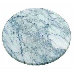Round White Marble Cheese and Pastry Board   10 Diameter  