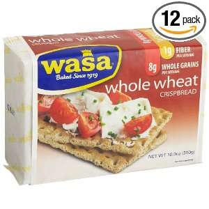 Wasa Whole Wheat Crispbreat, 10.9 Ounce Grocery & Gourmet Food