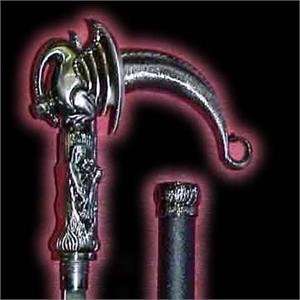  Rampaging Silver Dragon Sword Cane 