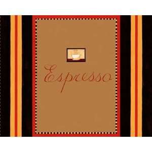  Espresso, beige with stripe by Dan Dipaolo 10x8