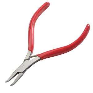 Bent nose pliers are great for tucking wire into beads and for other 