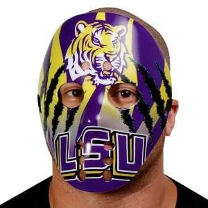  LSU Tigers Purple Gold Warface Facemask