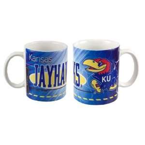 Kansas Jayhawks Crosscourt Mug