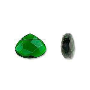  #4228 Celestial Crystal® emerald, 15x12mm faceted 