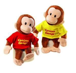   NOBLE  Plush Classic Curious George 12 by Russ Berrie U.S. Gift, Inc