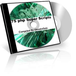 Improve Your Website 75 PHP & CGI Super Scripts RESELL  