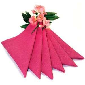  RUSSIAN LINEN. Orchid Napkin Set 