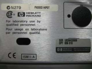 Agilent/Hewlett Packard 8753E 6GHz. Network Analyzer  