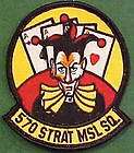 US Air Force 570th Strategic Missile Sq Joker Patch