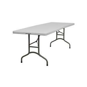   30 Inch W X 96 Inch L Plastic Bi Folding Table 