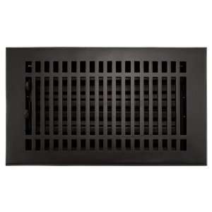 Cast Iron Wall Register with Louvers   6 x 10 (7 1/8 x 12 Overall 