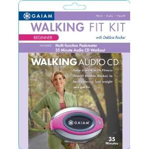  Gaiam Walking Fit Kit Pedometer Plus Audio CD (Entry Level 