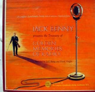 JACK BENNY golden memories of radio 6 LP VG w/ Book  