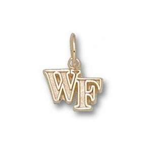  Wake Forest Demon Deacons Solid 10K Gold WF 1/4 