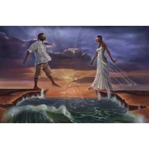  Step Out on Faith Love by WAK by Kevin A. Williams Art 