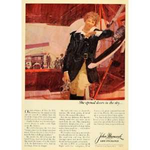   Mutual Life Insurance A. Earhart   Original Print Ad