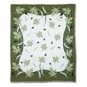  Spring Leaves, Quilt Luxury King 120X 106