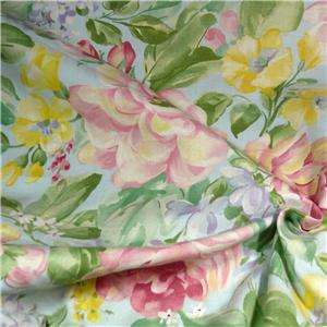 Waverly Home Decor Cotton Fabric Pastel Pink Yellow Blue Floral Per 1 