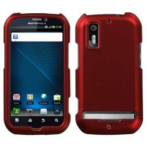  MOTOROLA MB855 Electrify Sprint Titanium Solid Red Phone 