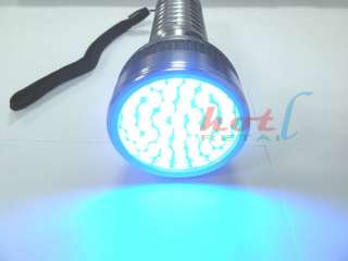 New Silver Aluminium 41 LED UV Ultra Violet Flashlight Lamp Torch 