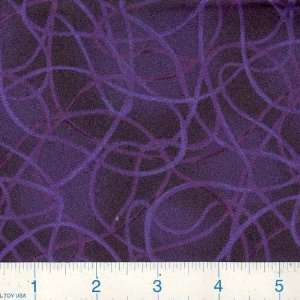  45 Wide Color Kazoo Strings Purple Fabric By The Yard 