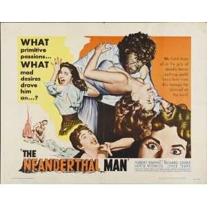 The Neanderthal Man Poster Movie Half Sheet 22x28 