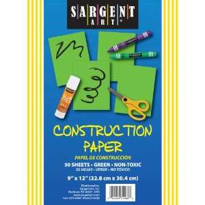  Sargent Art 23 4066 50 Count Green Construction Paper 