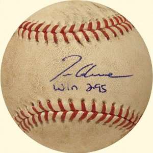 Tom Glavine New York Mets   Autographed Game Used Baseball vs. Yankees 