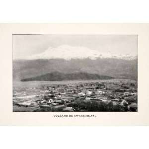   Historic Image Volcanology   Original Halftone Print