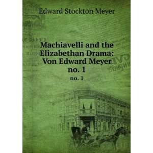   Von Edward Meyer. no. 1 Edward Stockton Meyer  Books