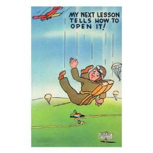  Parachute Jumper Notes that Next Lesson Will be How to 