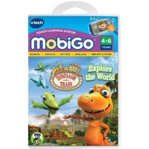    V Tech Mobigo Software Cartridge   Dinosaur Train Toys & Games