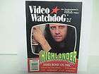 VIDEO WATCHDOG #37 HIGHLANDER JAMES BOND GHOST IN THE SHELL TOY STORY 