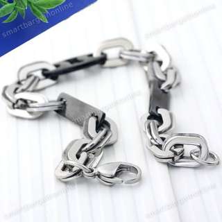 Anchor Cable Chain Stainless Steel Men Boy Bracelet Link Bangle 