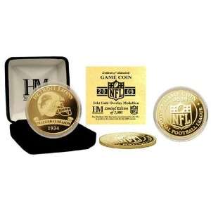  Highland Mint THM DL09FGMK Detriot Lions 24KT 2009 Gold 