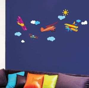 Sky Pilot Air Kid Adhesive Wall STICKER Removable Decal  