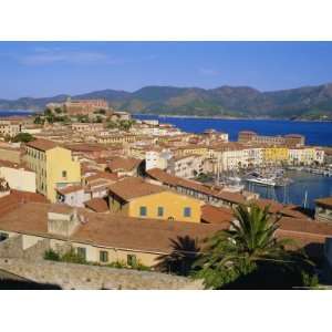  View Over Portoferraio, Elba, Livorno, Tuscany, Italy 